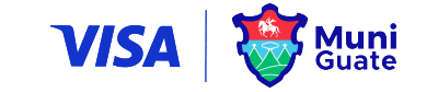 Logo conjunto Municipalidad de Guatemala y Visa
