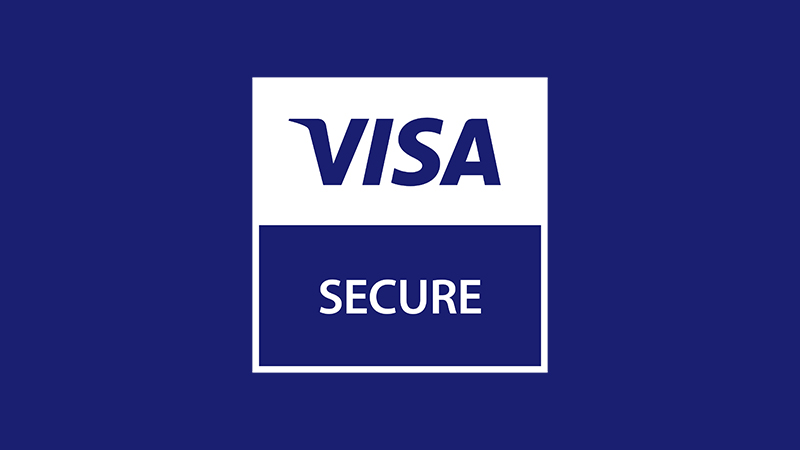 Visa Secure logo.